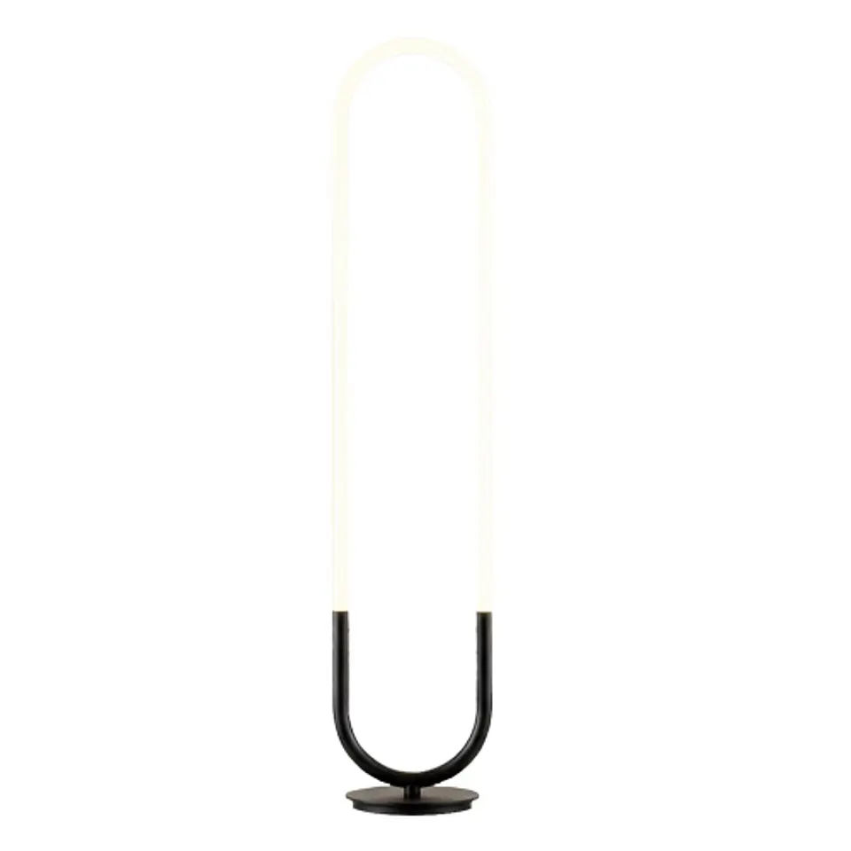 Q20037-BK Luminaria LED De Piso Clip 25W Luz Cálida W210*H1220mm