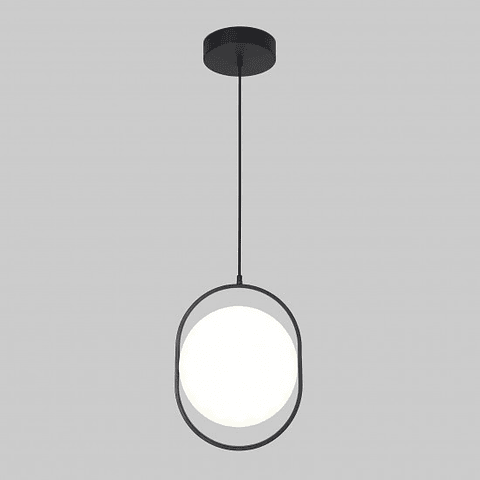 Q27245-BK Lámpara Decorativa  Berlín acabado Negro Mate 22W Diámetro 28cm