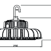 Campana Industrial LED 200W 5500°K IP66 EG-PL-UFO-200W