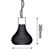 Andy Pendant Blanco Mate E26 Metal y Cristal Q47066-WH