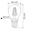 Bombilla LED Filamento Vintage 6W Luz Cálida E26