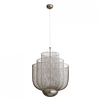 Q48167-NI Lámpara Decorativa LED Cloé D600*H813 LED 127V 1*18W Níquel 