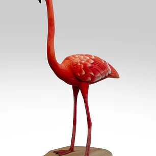 Flamenco en base de Madera