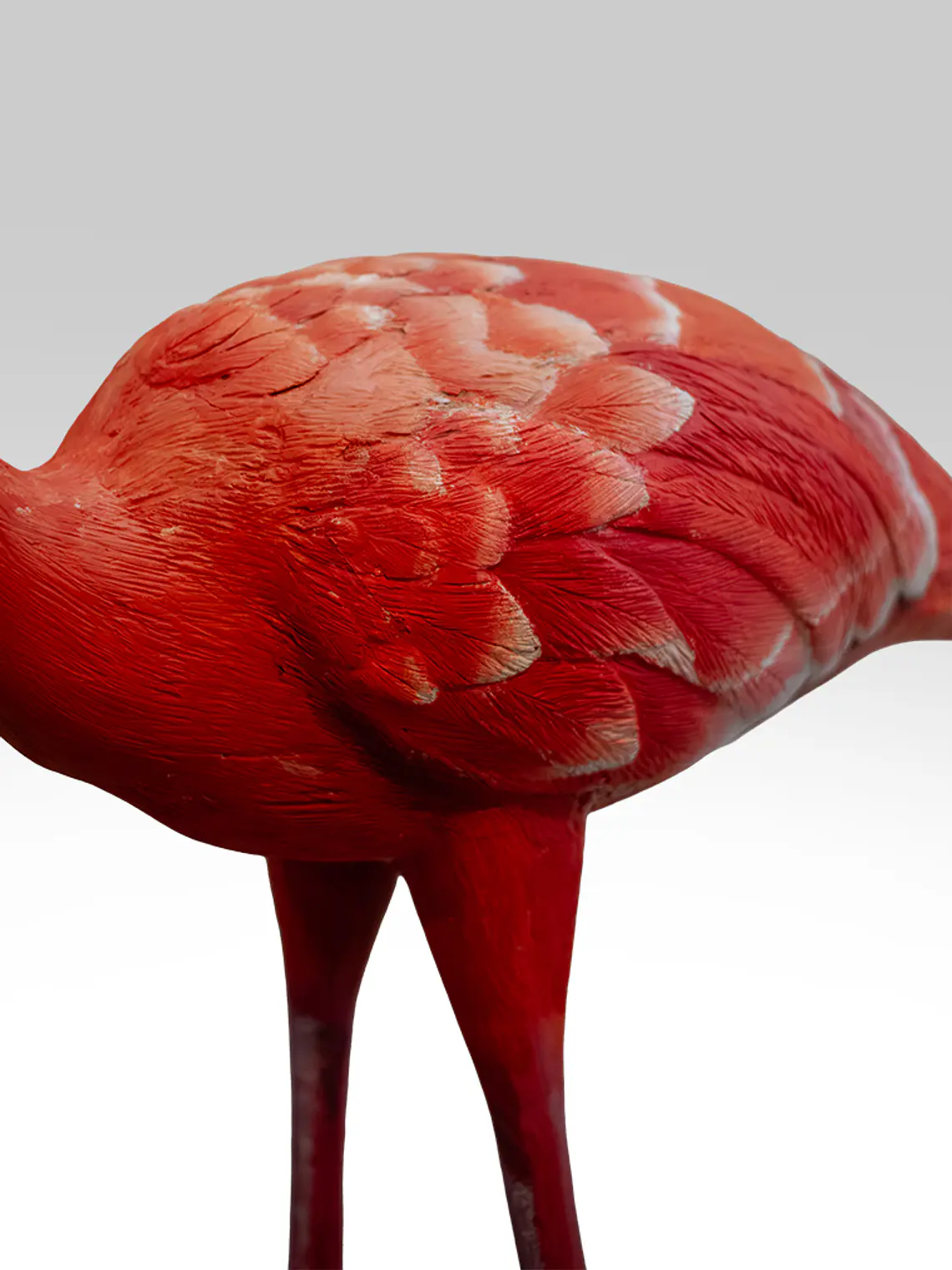 Flamenco en base de Madera 3