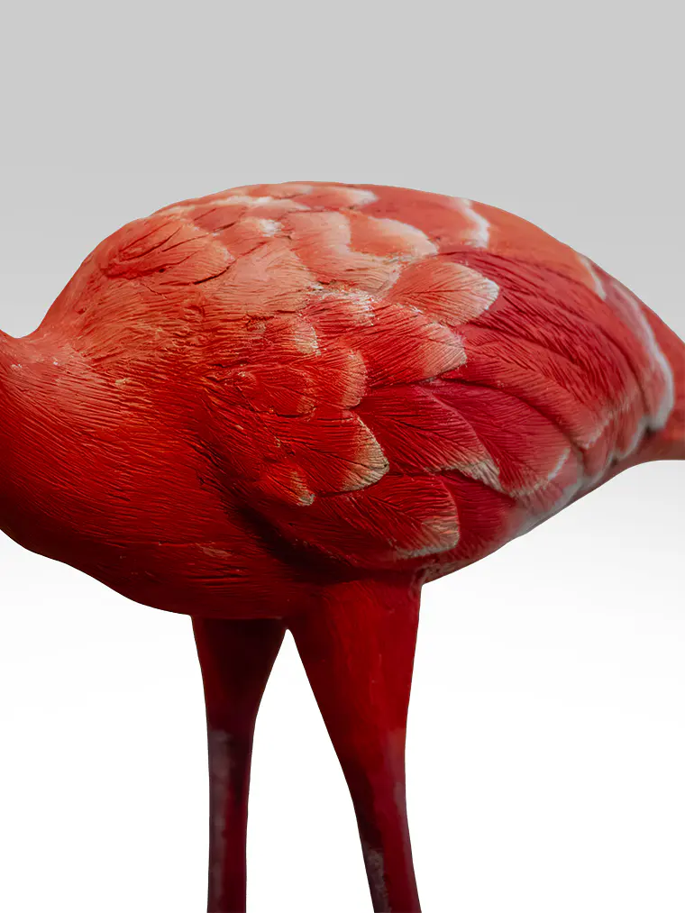 Flamenco en base de Madera 3