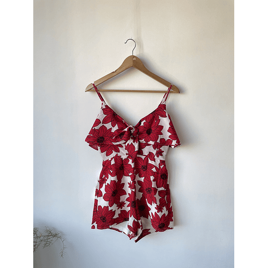 Enterito floral. Talla: Xs