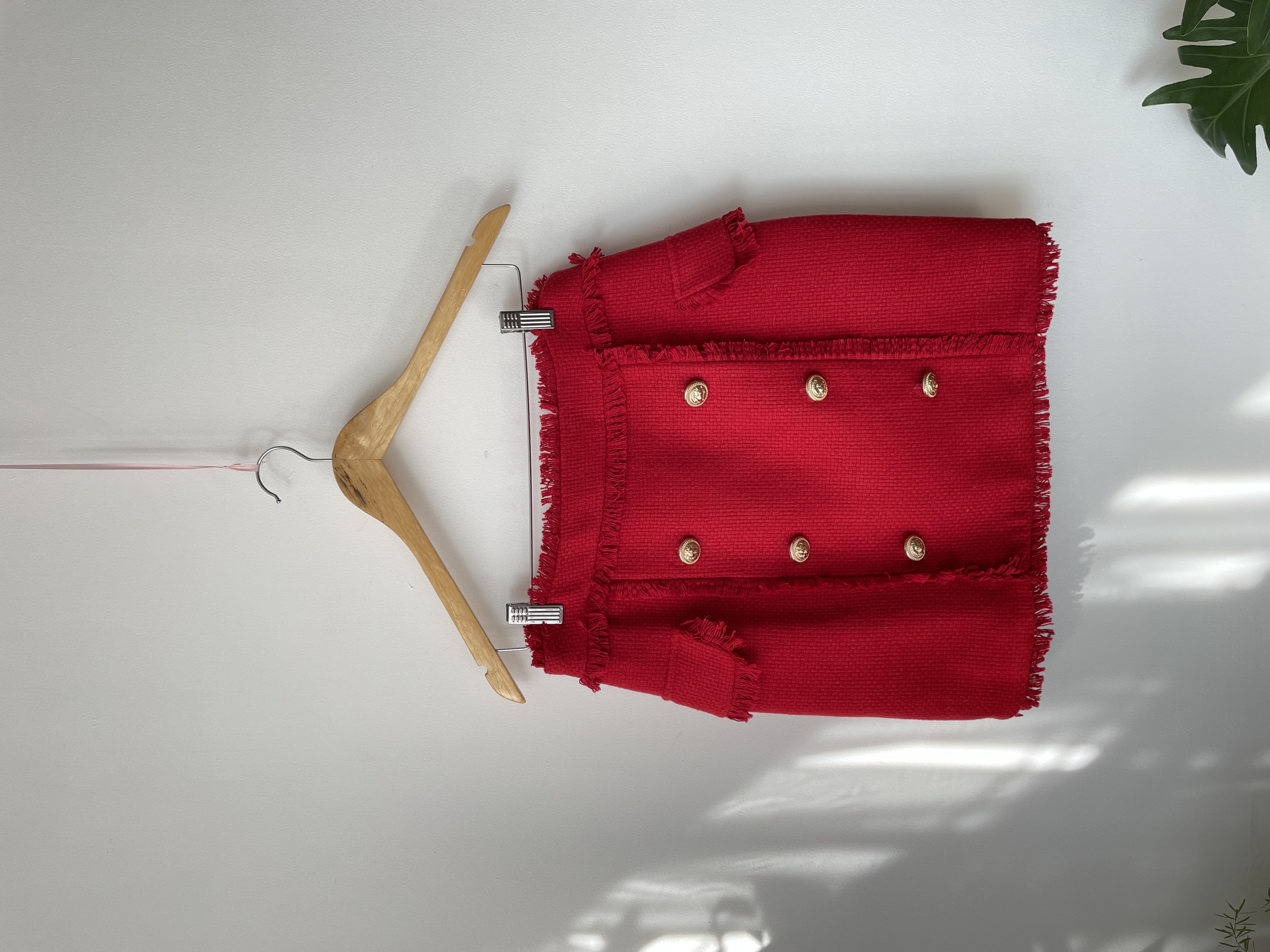 Falda rojo. Talla: 38 1