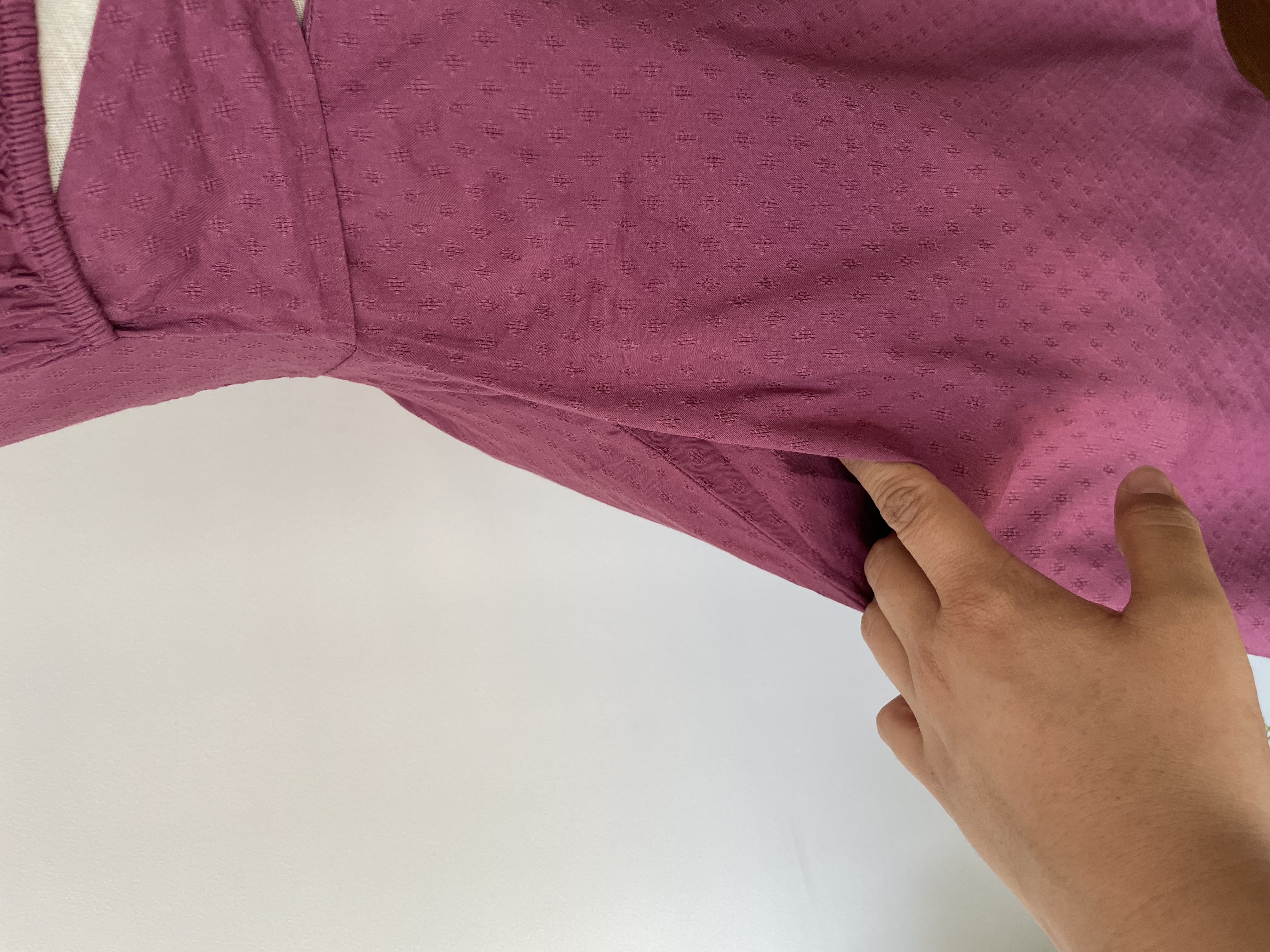 Vestido magenta. Talla: XS 4