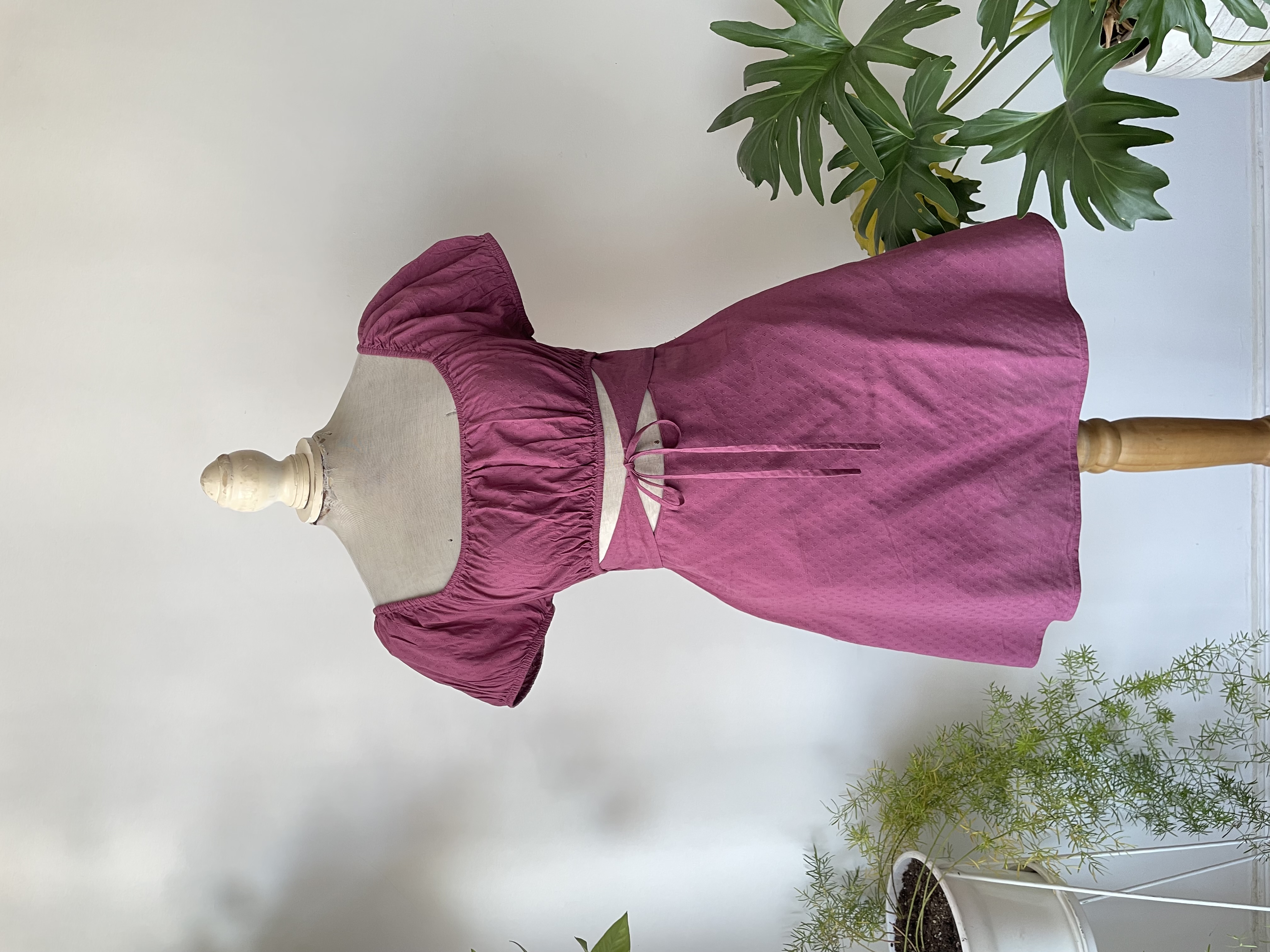 Vestido magenta. Talla: XS 1