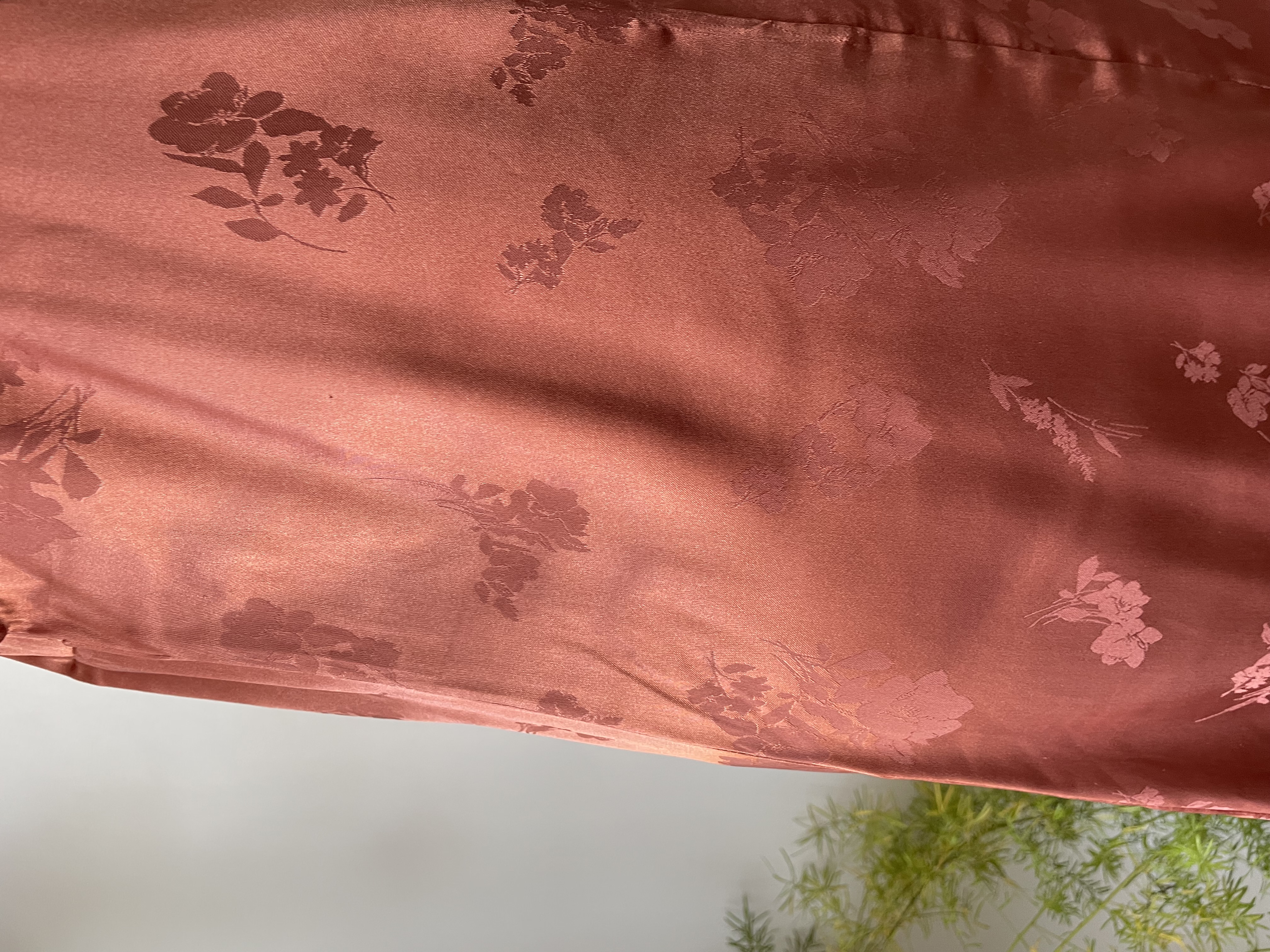 Vestido satén cobre. Talla: M 5