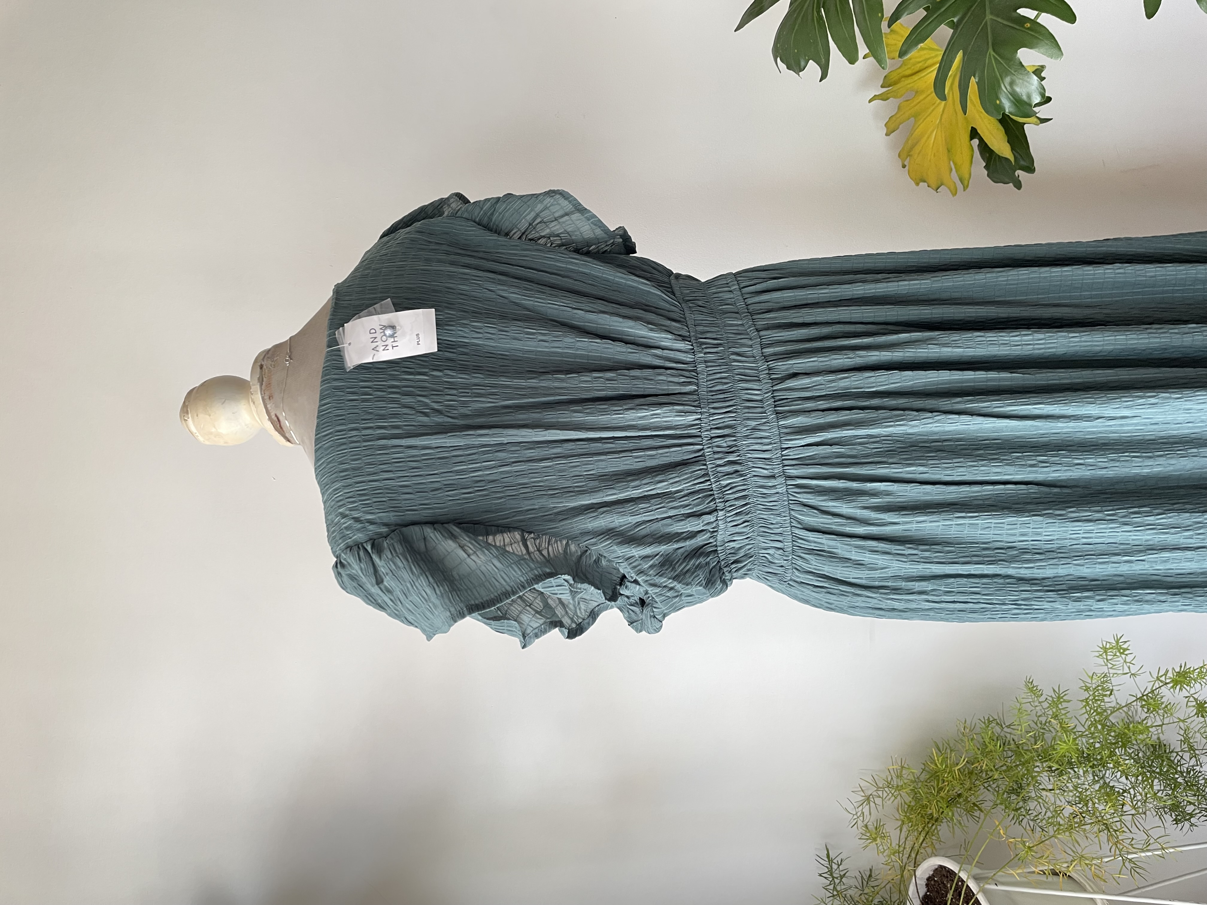 Vestido petróleo. Talla: 2XL 3