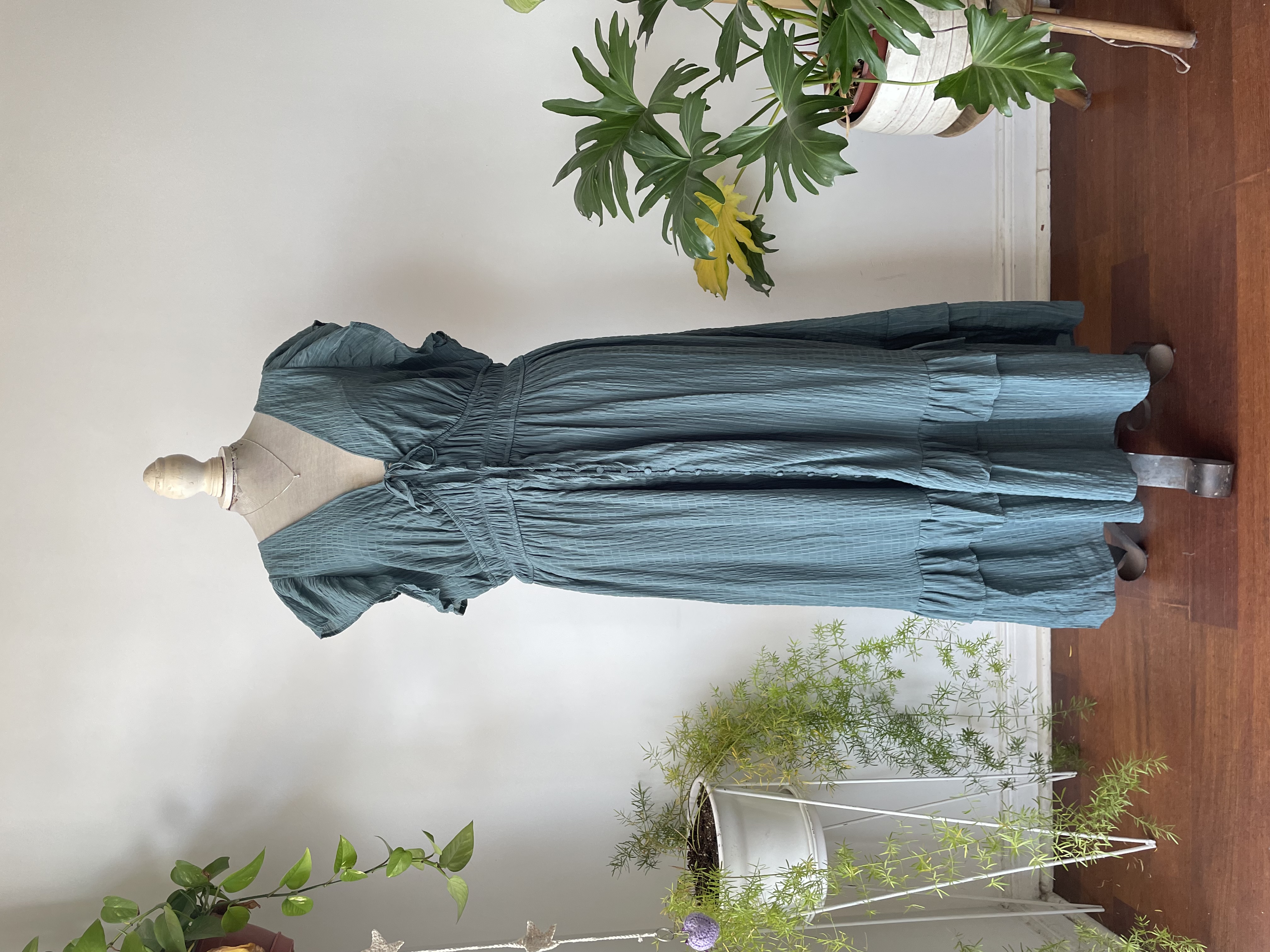 Vestido petróleo. Talla: 2XL 1