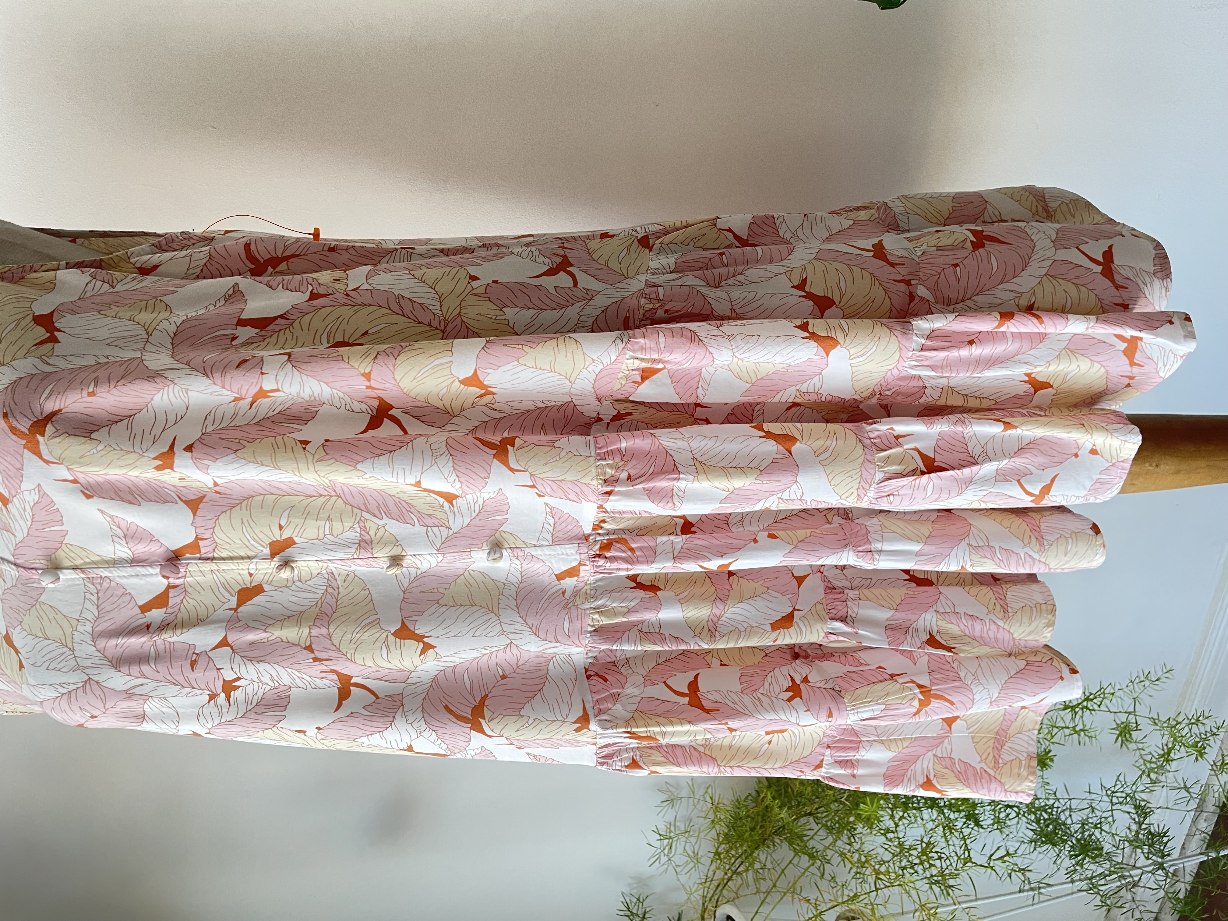 Vestido plumas. Talla: L 2