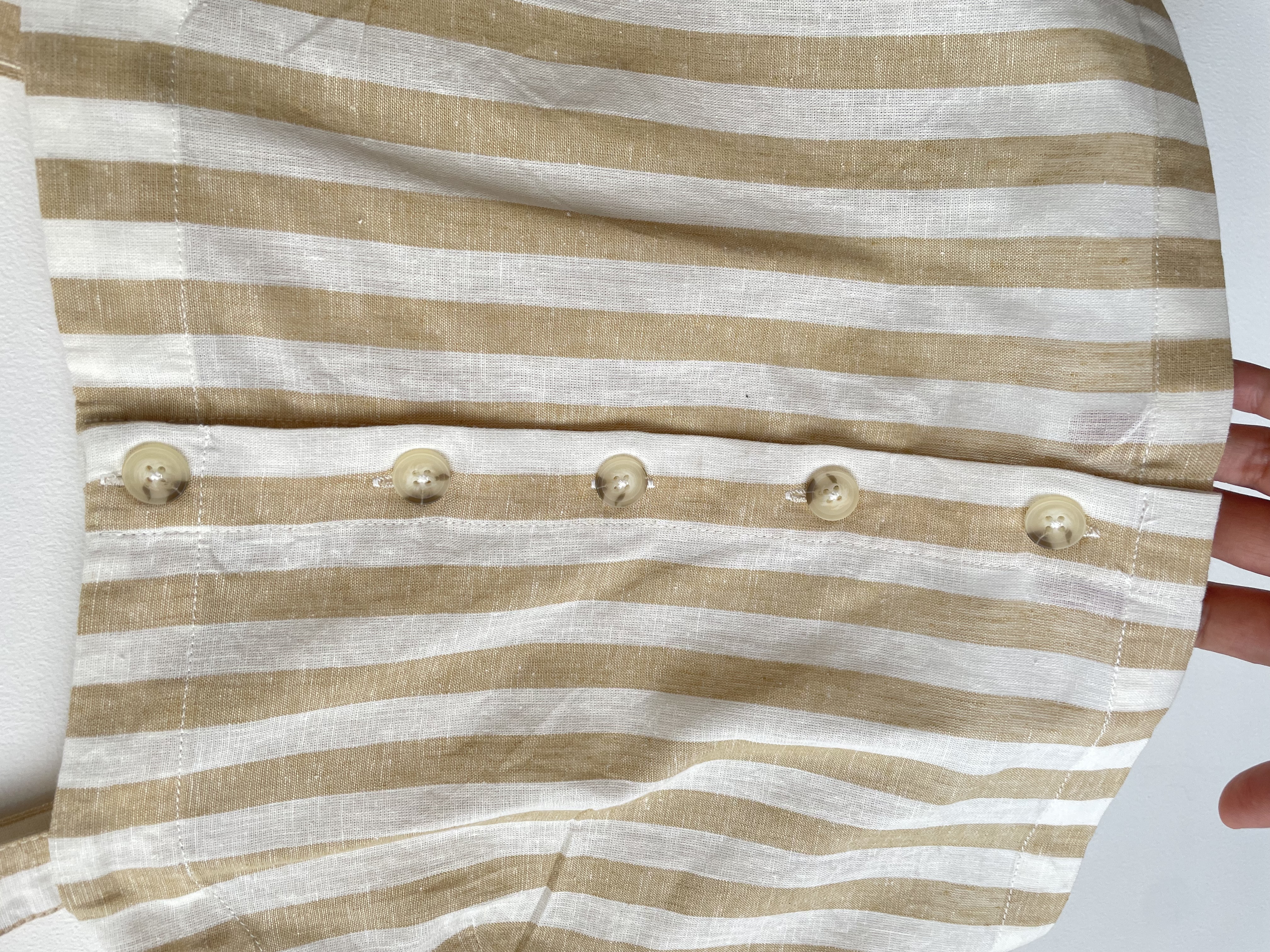 Blusa lino líneas. Talla: M 4