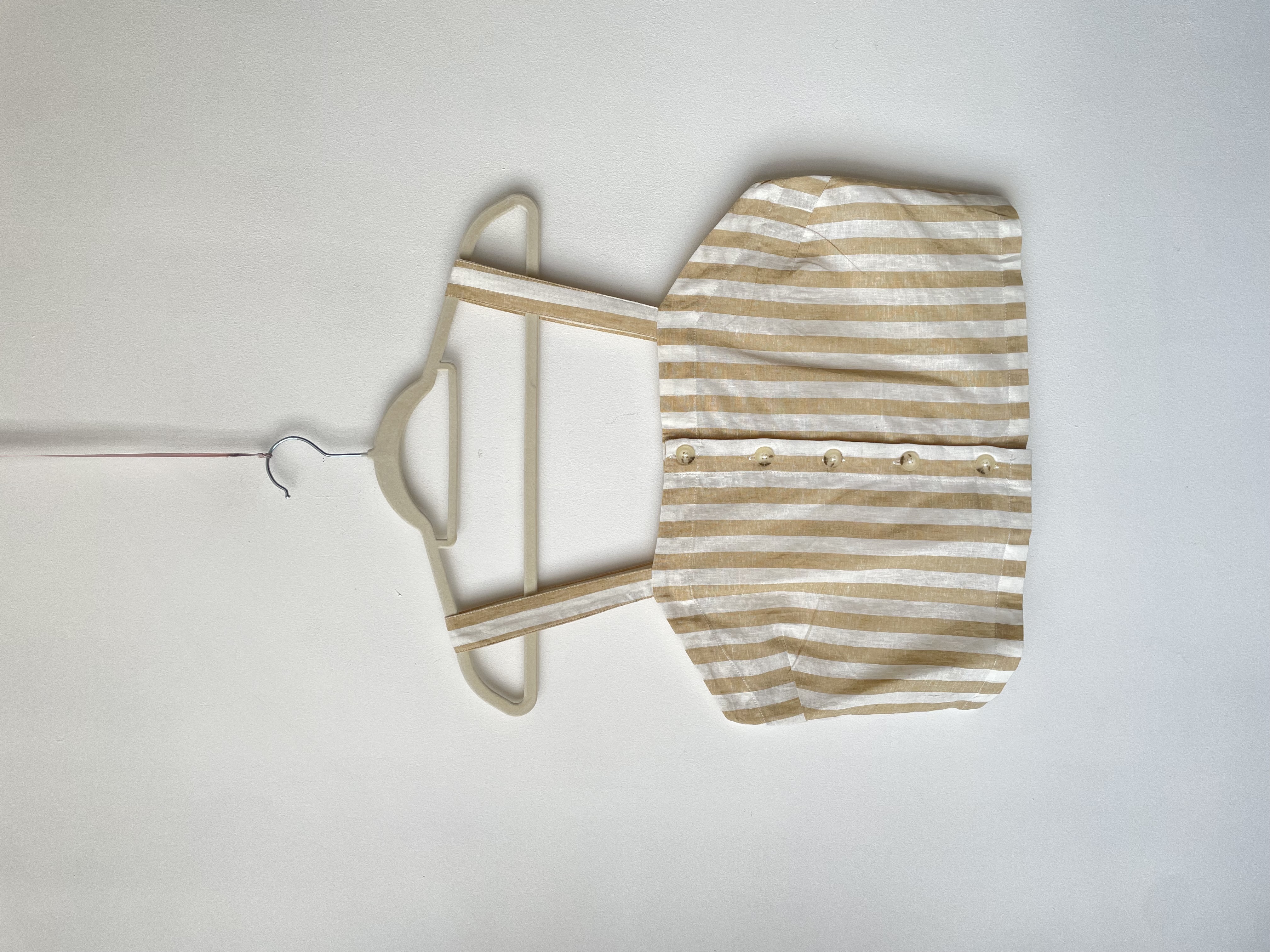 Blusa lino líneas. Talla: M 1