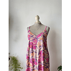Vestido midi tropical. Talla: S holgado 2