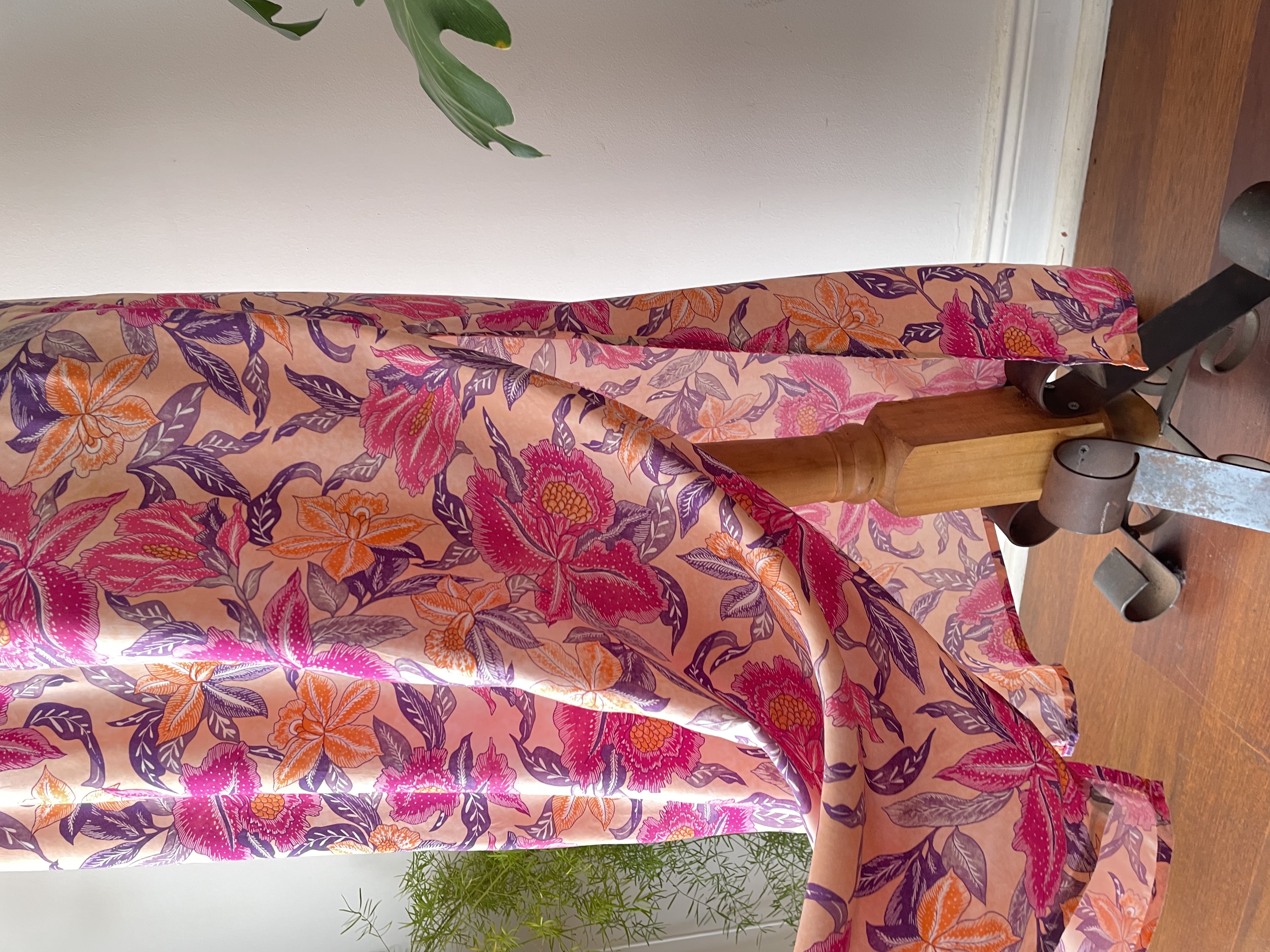 Vestido midi tropical. Talla: S holgado 3