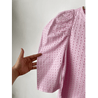 Blusa broderié rosa. Talla: XS 5