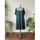 Vestido verde esmeralda. Talla: 3XL 2