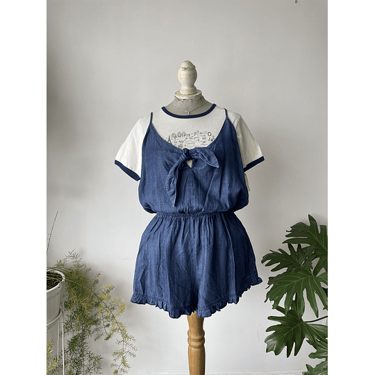 Enterito denim. Talla: L