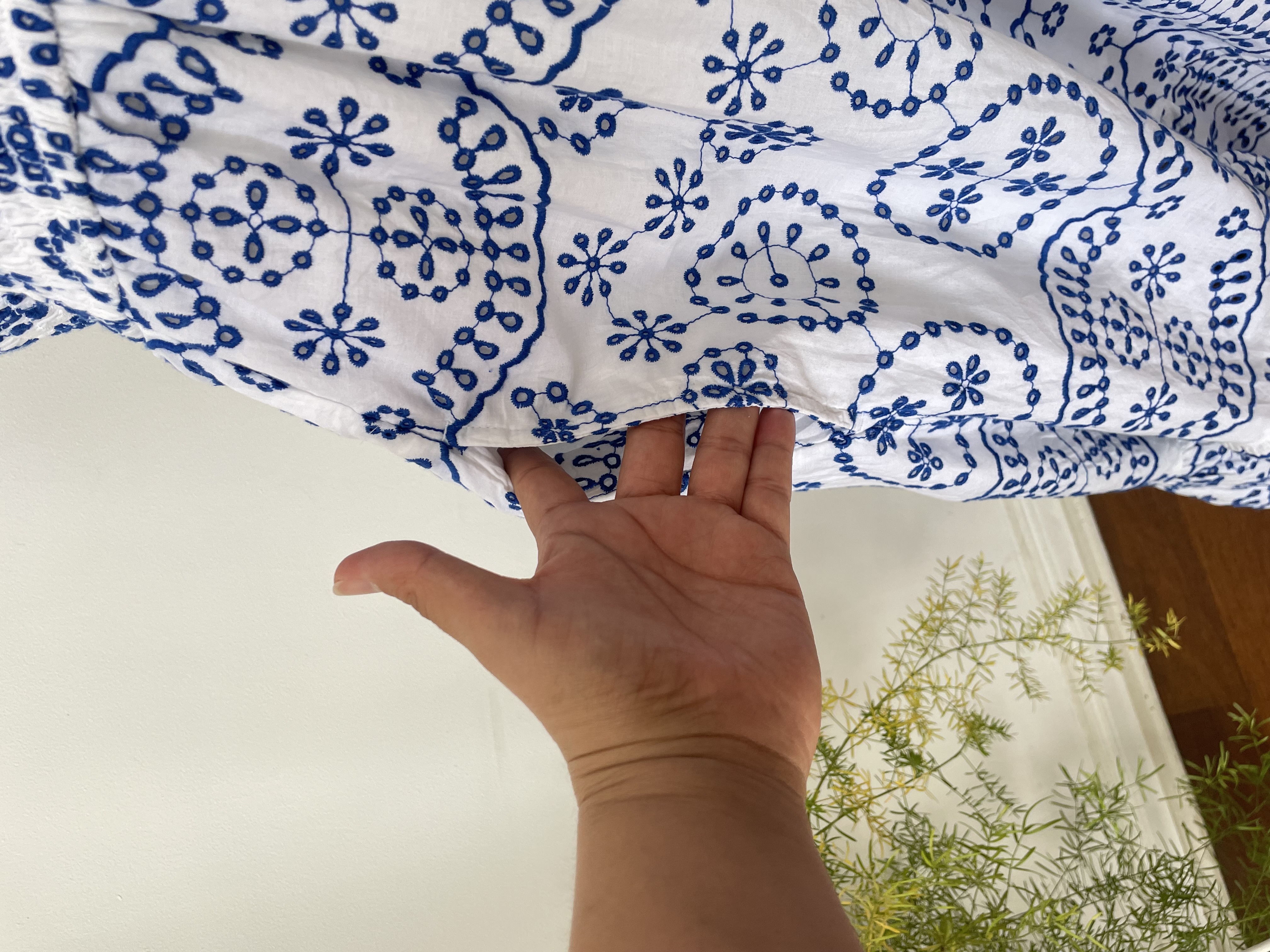 Vestido broderie. Talla: 2XL+ 5