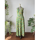  Vestido paisley verde. Talla: M 1