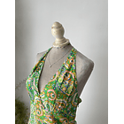  Vestido paisley verde. Talla: M 4