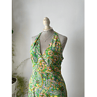  Vestido paisley verde. Talla: M 5