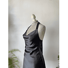 Vestido satinado lazo. Talla: XS 2