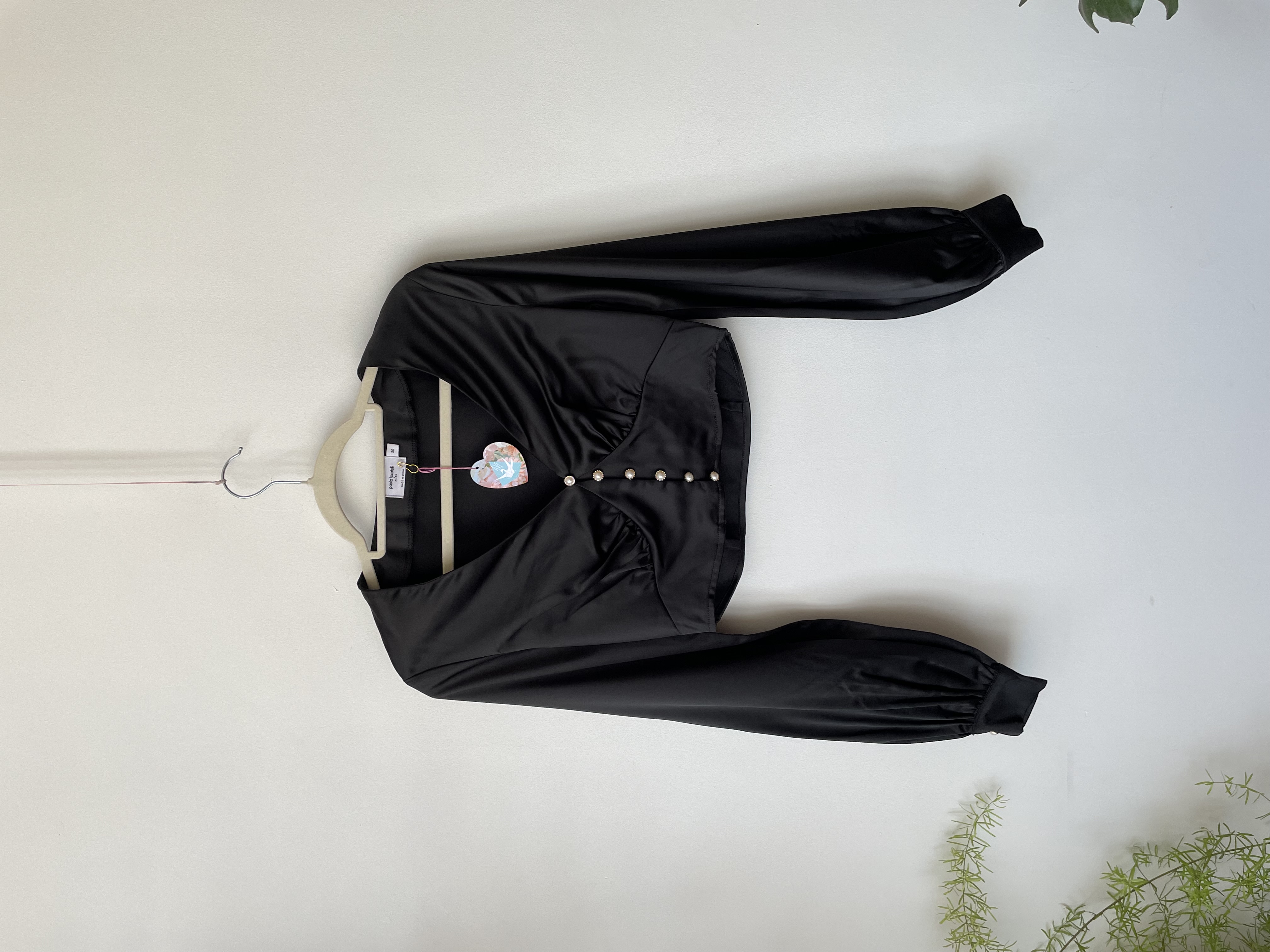 Blusa saten. Talla: 36 (S) 1