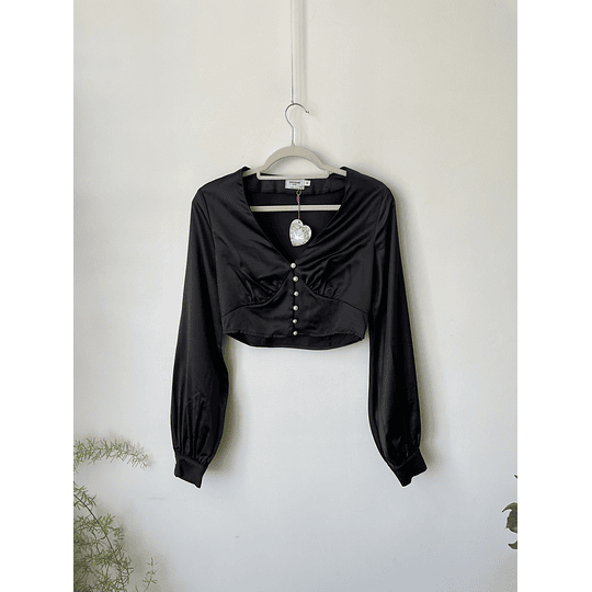 Blusa saten. Talla: 36 (S)