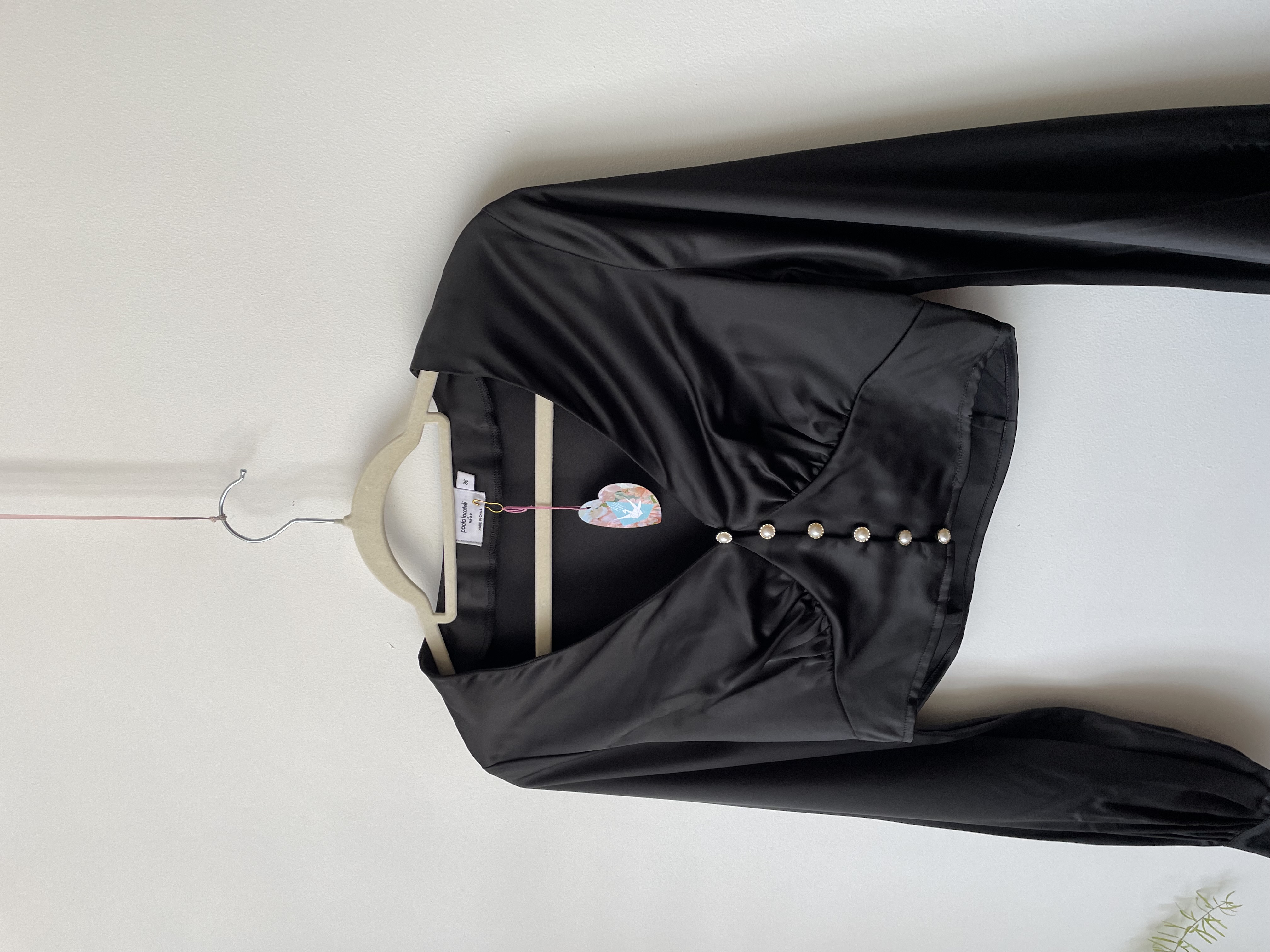 Blusa saten. Talla: 36 (S) 2