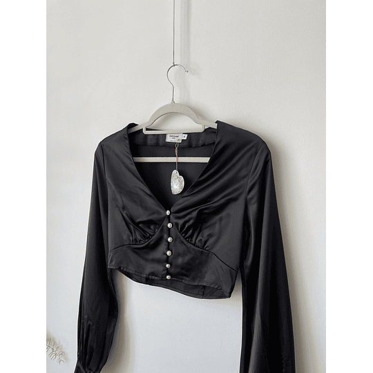 Blusa saten. Talla: 36 (S)