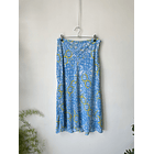Falda celeste. Talla: M 1