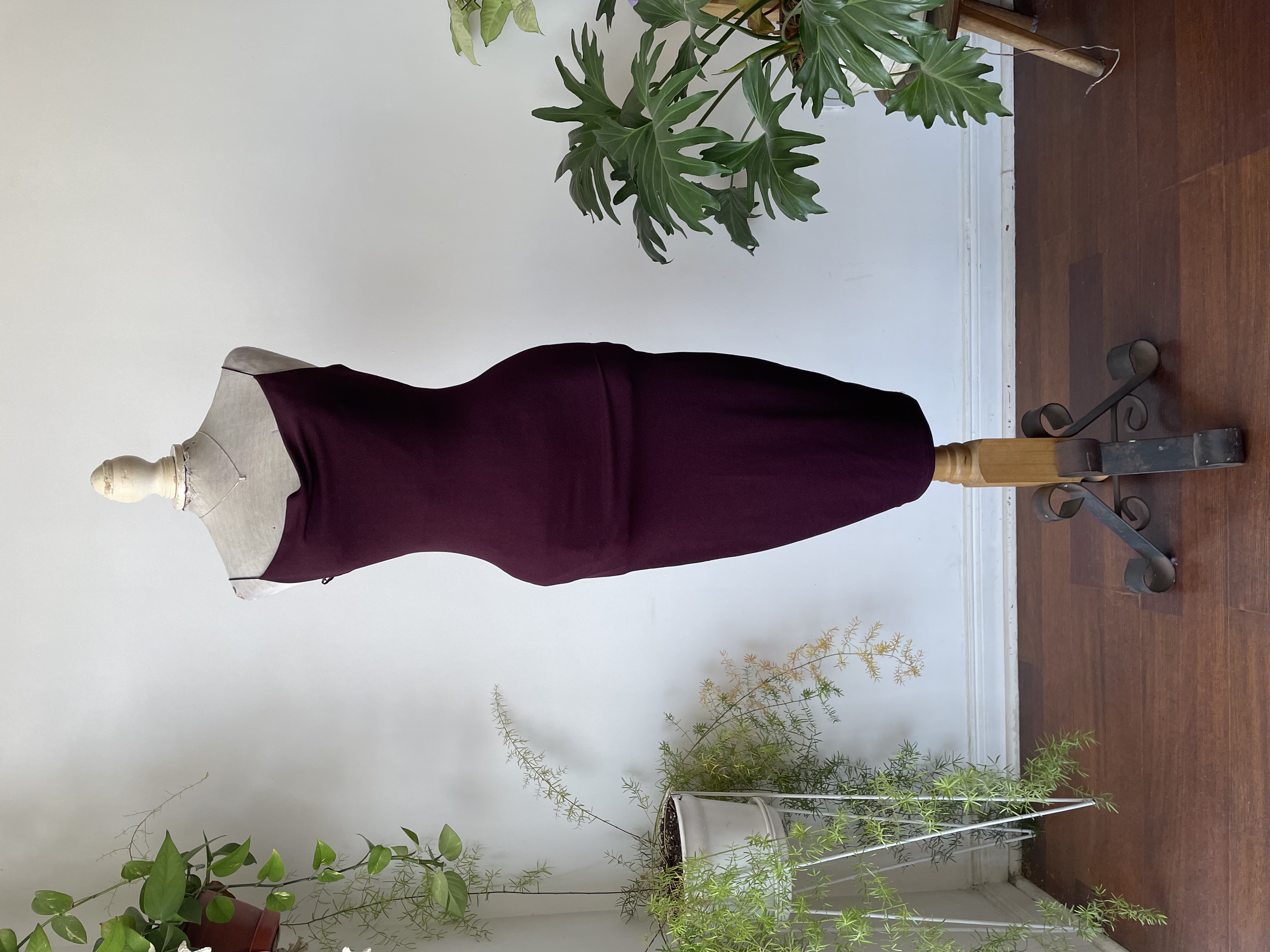 Vestido vino. Talla: XS 1