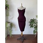 Vestido vino. Talla: XS 1