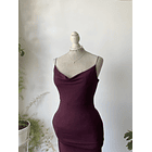 Vestido vino. Talla: XS 2
