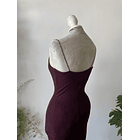 Vestido vino. Talla: XS 4