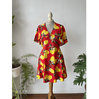 Vestido limones. Talla: 38 (S) 1