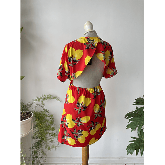 Vestido limones. Talla: 38 (S)