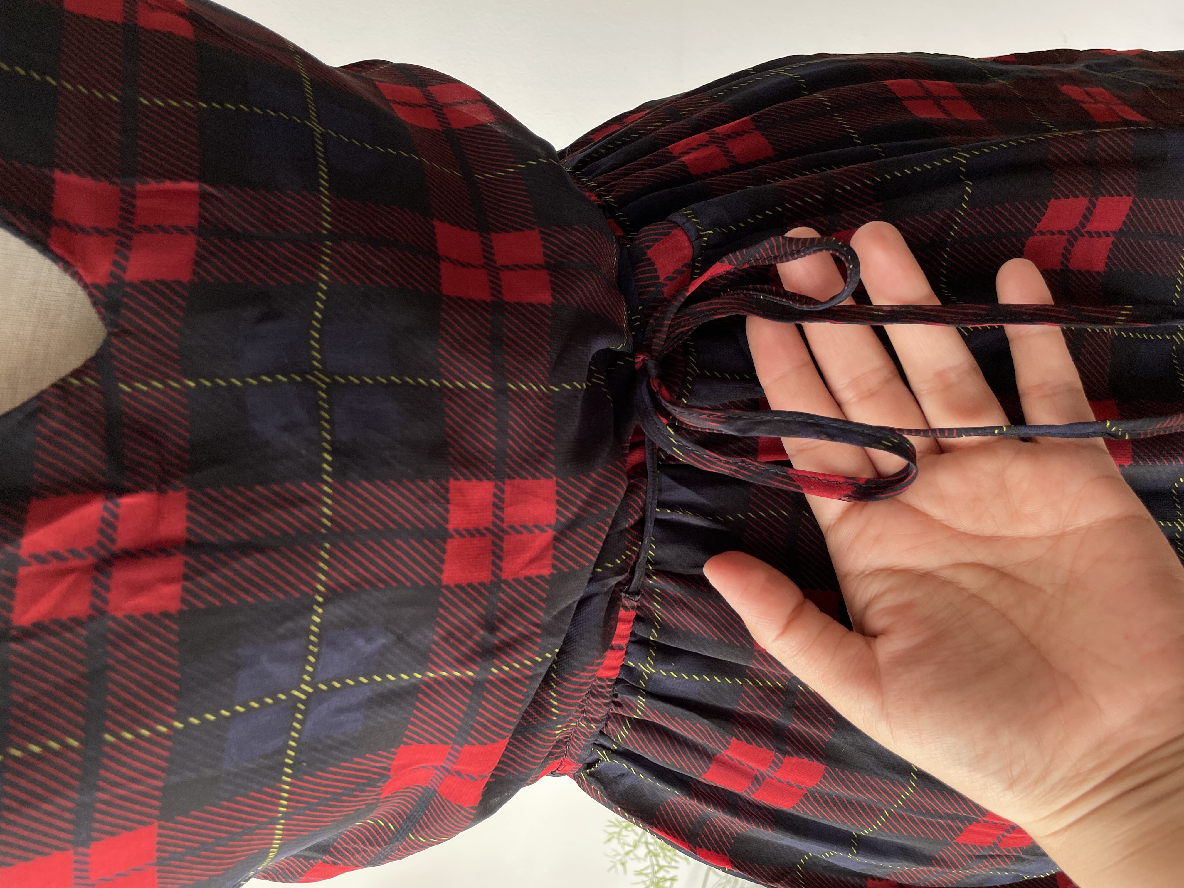 Vestido cuadrillé. Talla: M chico (s) 6