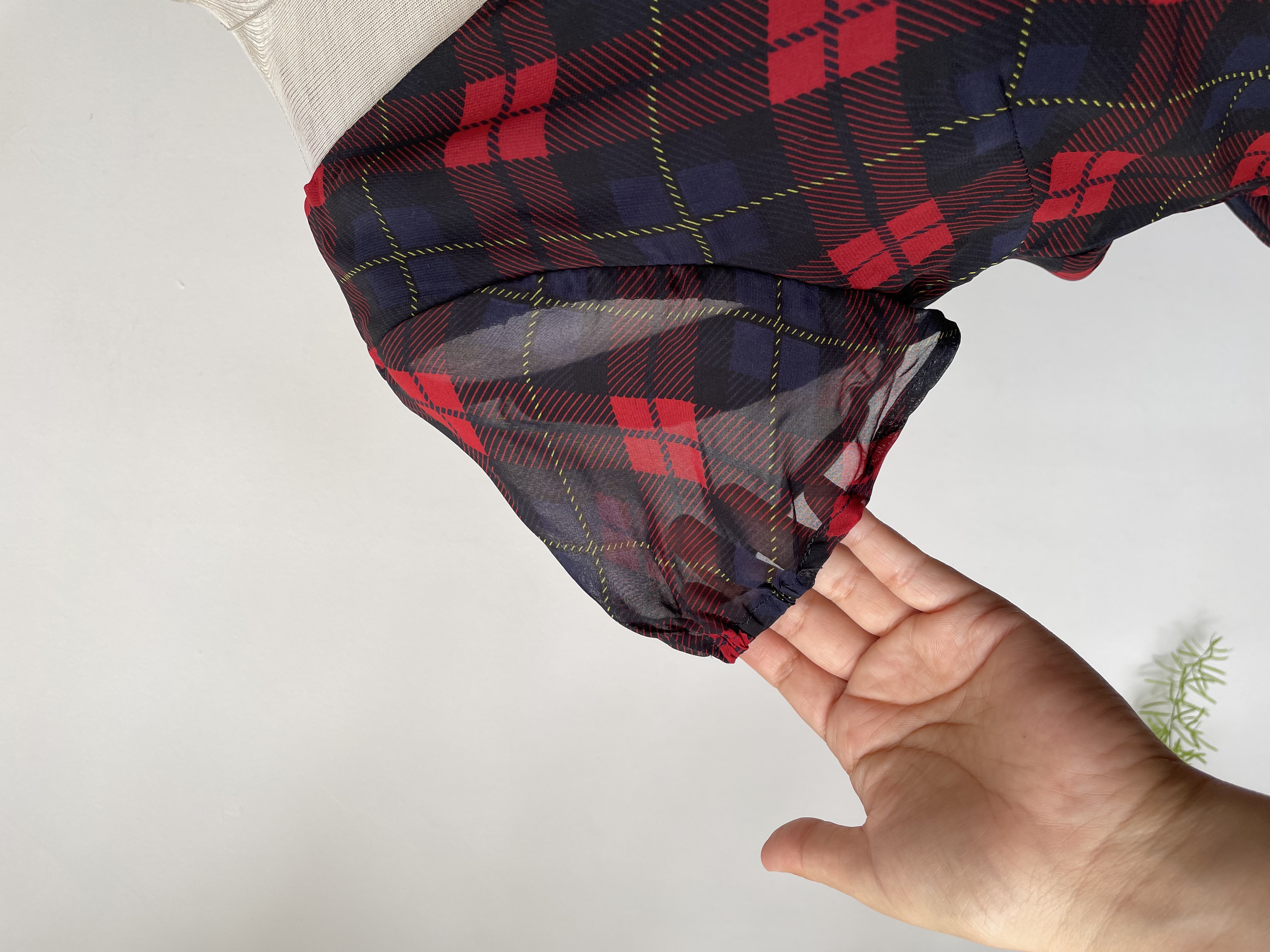 Vestido cuadrillé. Talla: M chico (s) 3