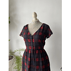 Vestido cuadrillé. Talla: M chico (s) 2