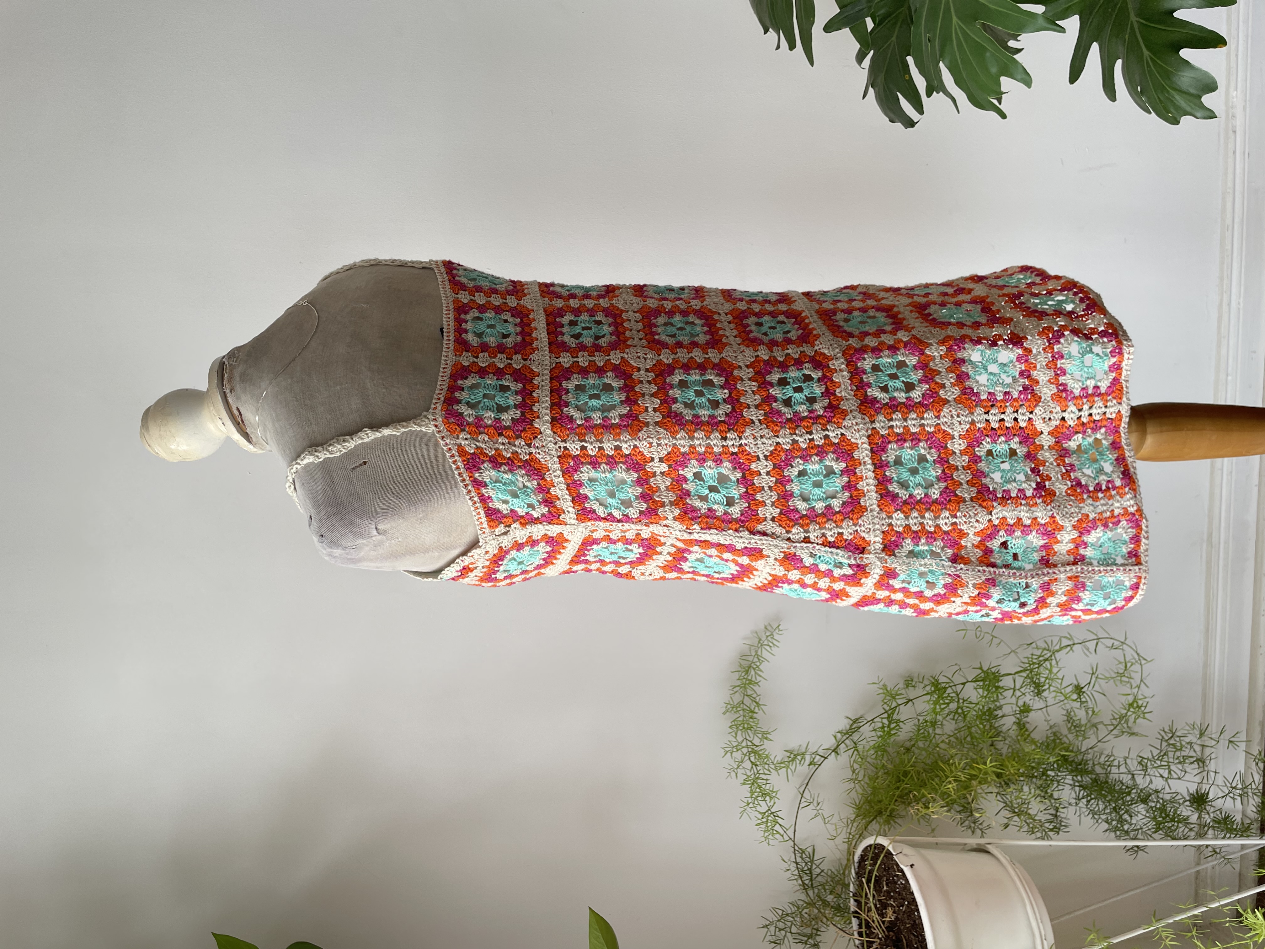 Vestido crochet. Talla: XS 2