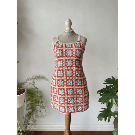 Vestido crochet. Talla: XS