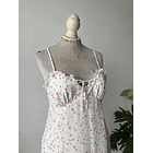 Vestido gasa flores. Talla: M 4