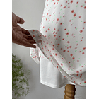 Vestido gasa flores. Talla: M 5
