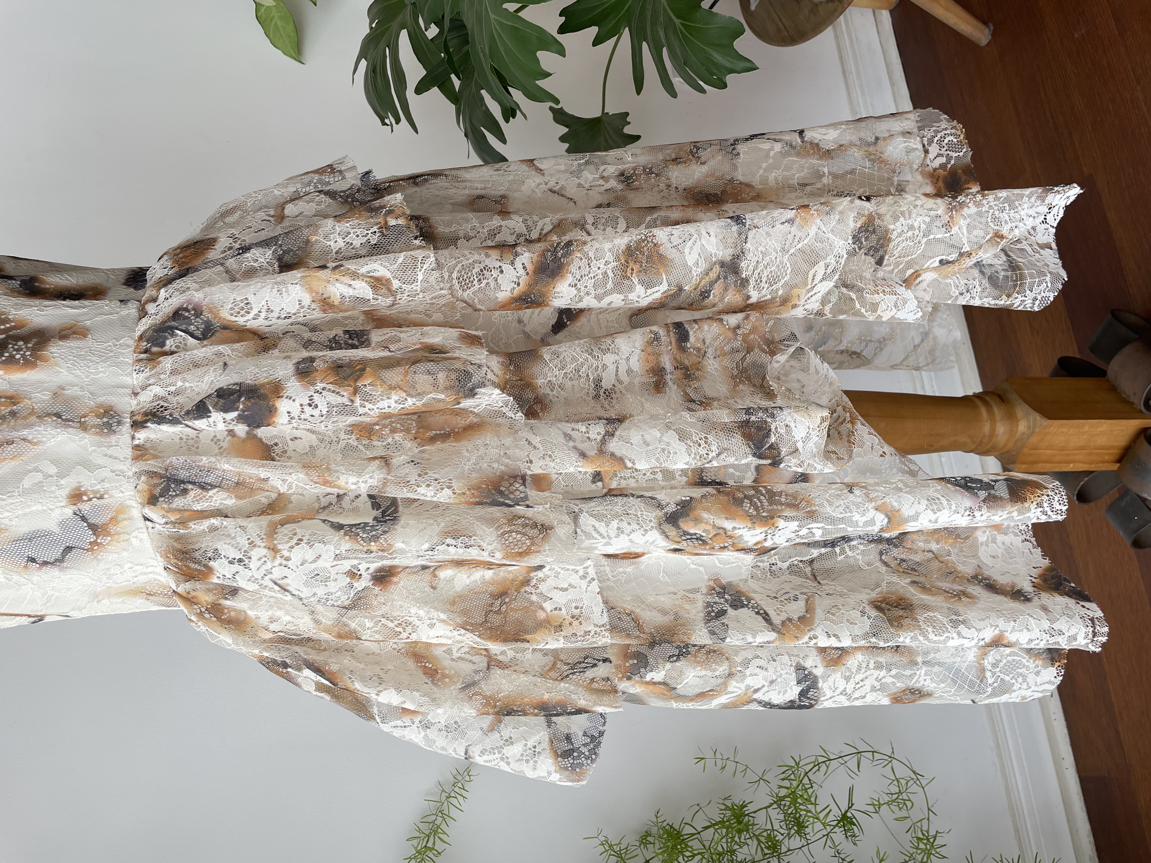 Vestido encaje. Talla: S 4