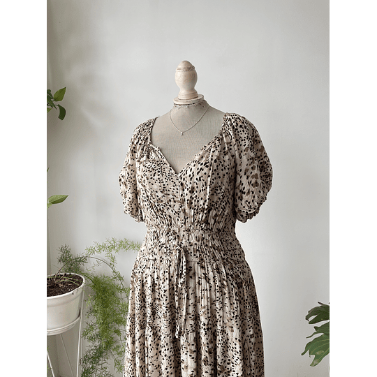 Vestido leopardo. Talla: M grande
