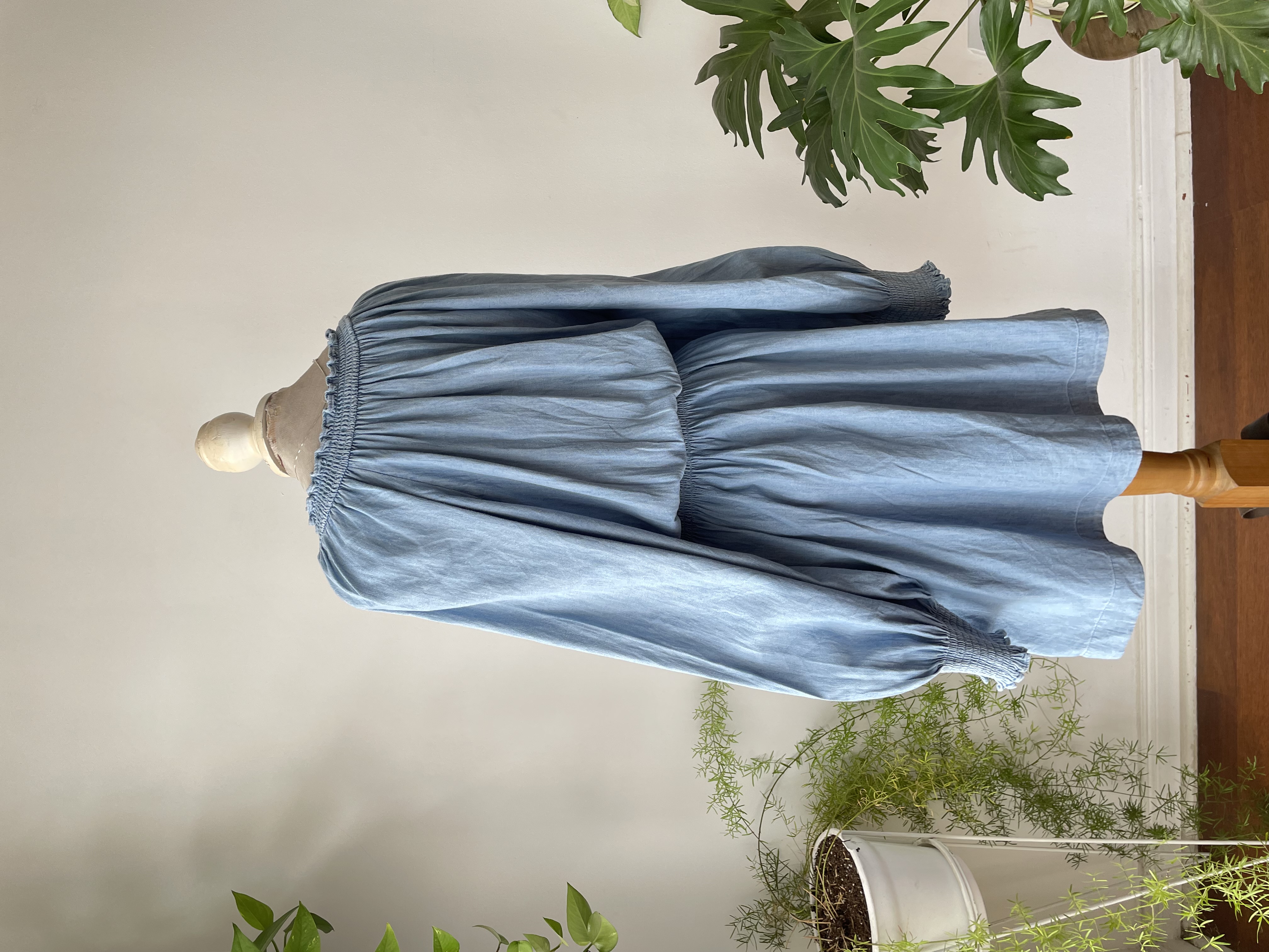 Vestido denim globo. Talla: XL+ 3